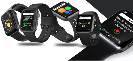 Air Monitoring System – warehouse visualization